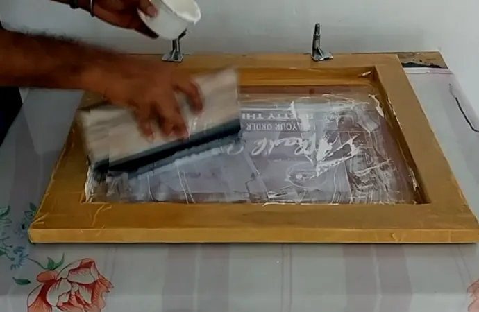 When you get all the materials needed, Follow the following process to achieve the perfect screen prints