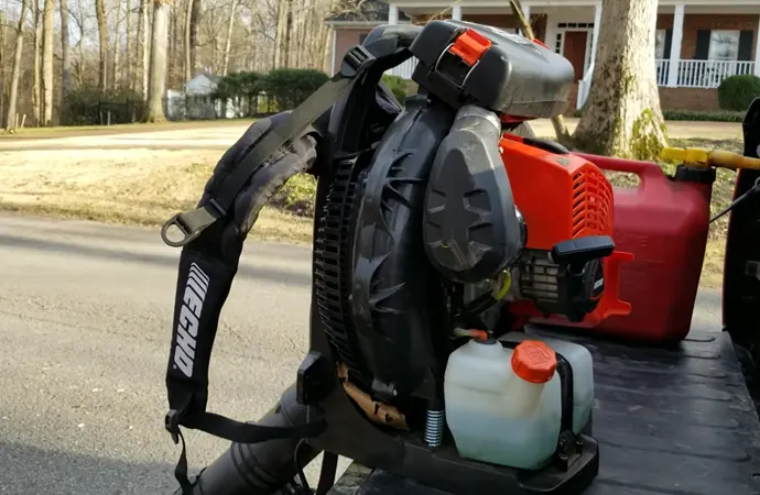 You should buy a backpack leaf blower with a larger tank to have the most productivity.